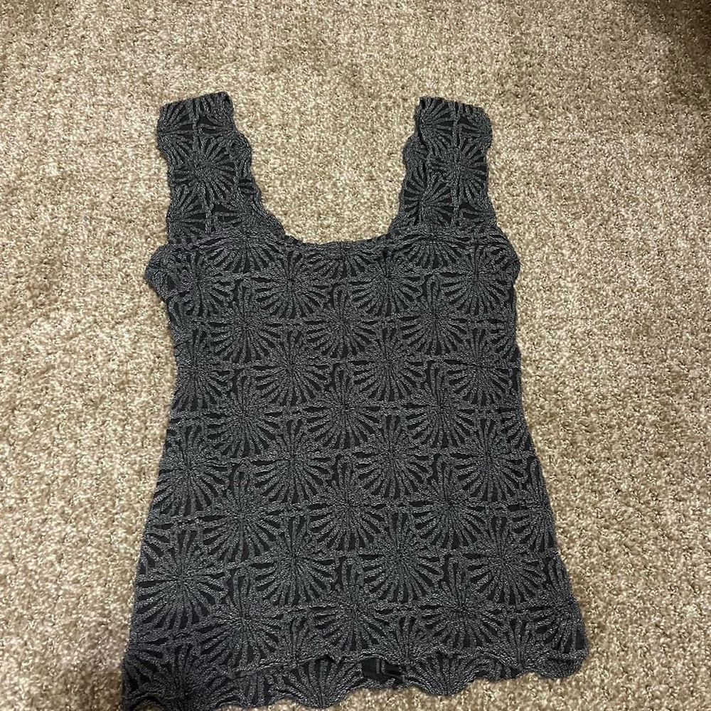 NWOT Black Trendy Tank Top